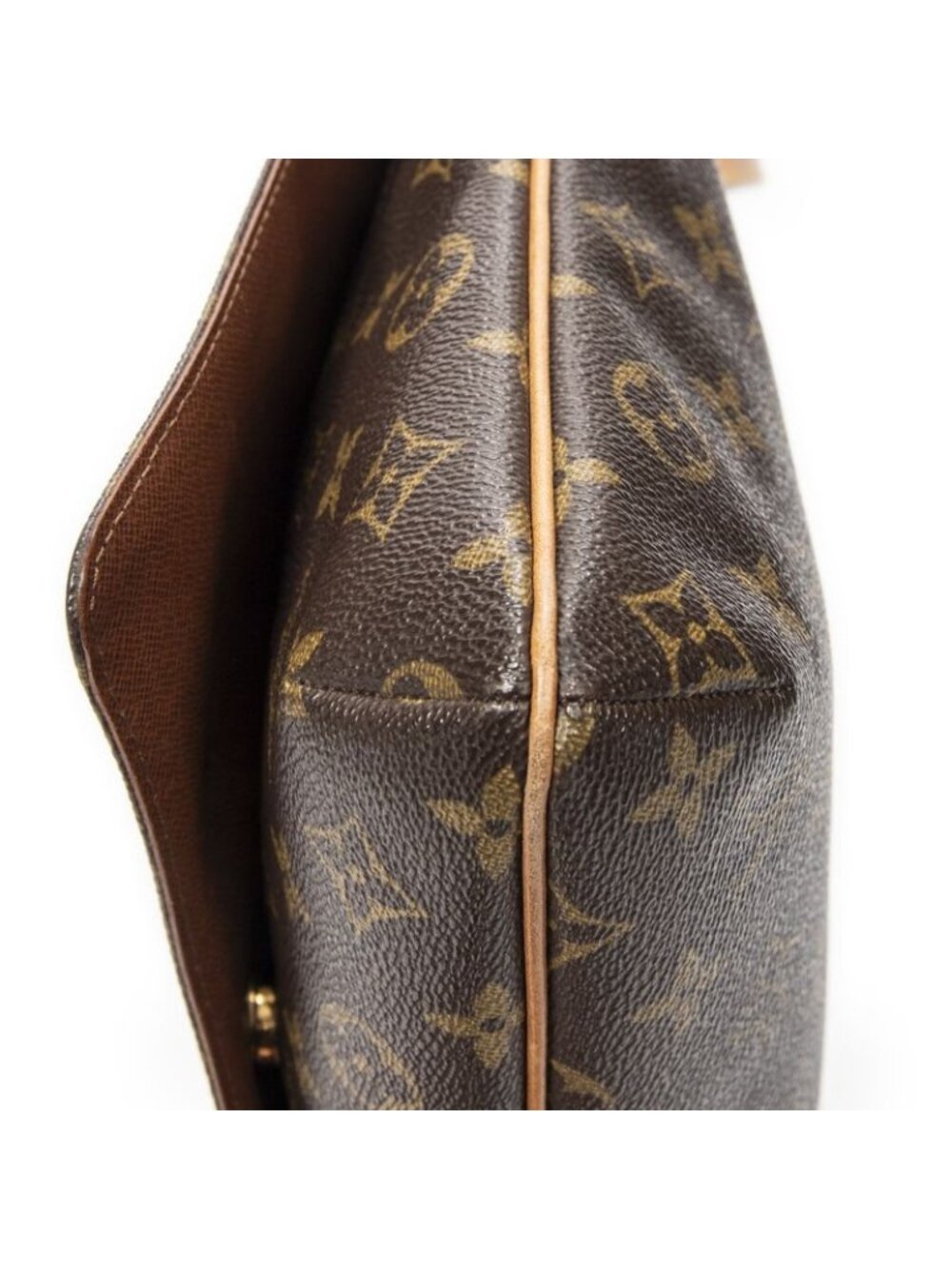 ★SOLD★ Louis Vuitton Musette Tango Brown Monogram Canvas Messenger Bag - Picture 7 of 10